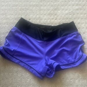 Purple and Black Avia Shorts. Size small